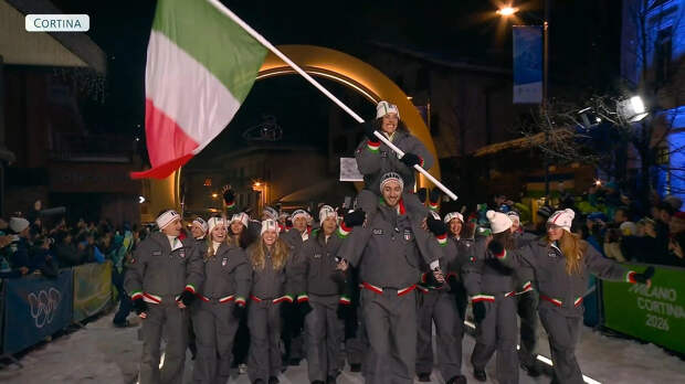 Торжественное открытие зимних Олимпийских игр в Милане