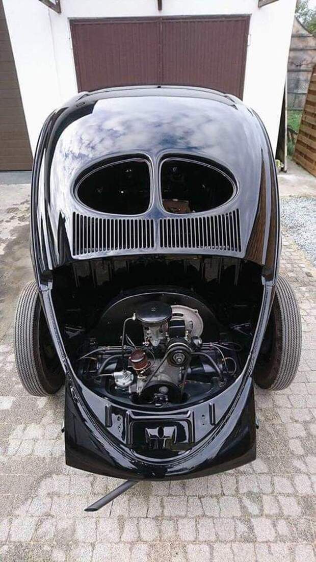 Самый старый в мире Volkswagen Beetle полностью сгорел, но был восстановлен авто, автомобили, восстановление, реставрация