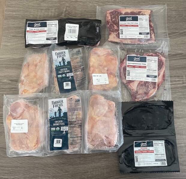 Good Chop cut selections