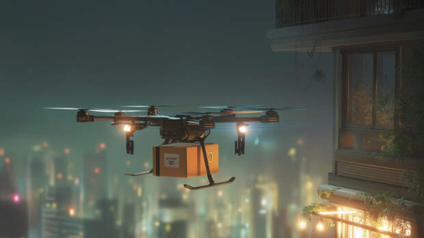 Через четыре года дроны будут доставлять пиццу: в России анонсировали массовую замену курьеров