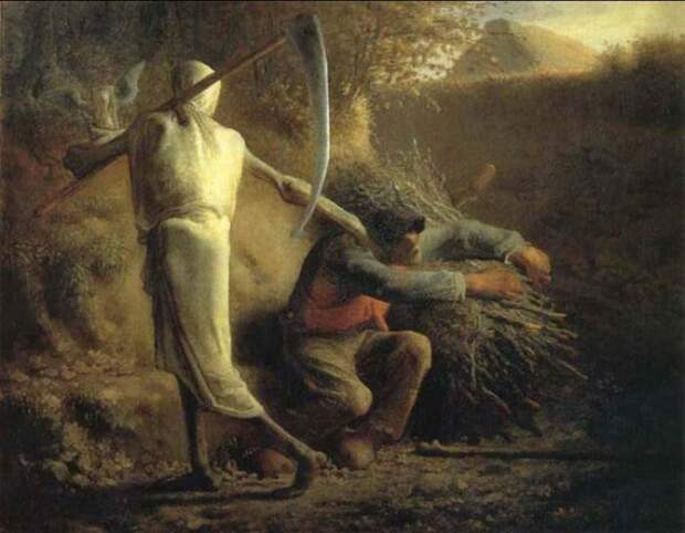 Жан-Франсуа Милле. «Смерть и дровосек», 1859 год / Источник: wikiart.org