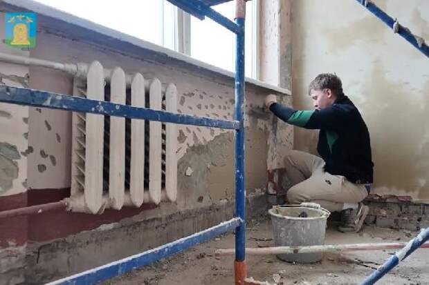 Ремонт в тамбовской школе № 13 идёт по графику