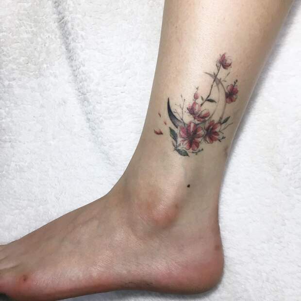 Татуировки на лодыжке фото 2