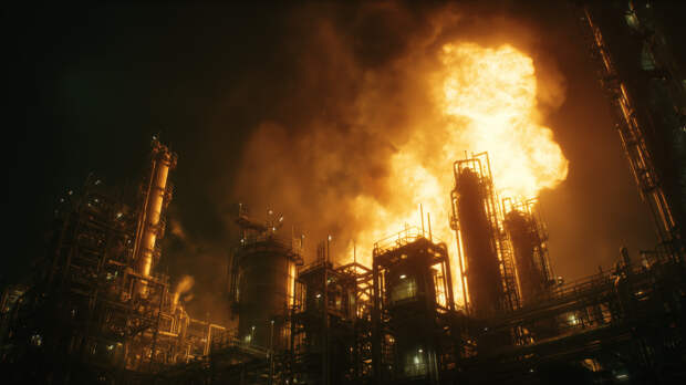 В Братиславе загорелся перерабатывающий российскую нефть завод