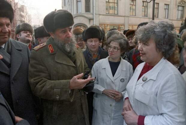 Фидель Кастро и 1-й секретарь МГК КПСС Борис Ельцин|Фото: