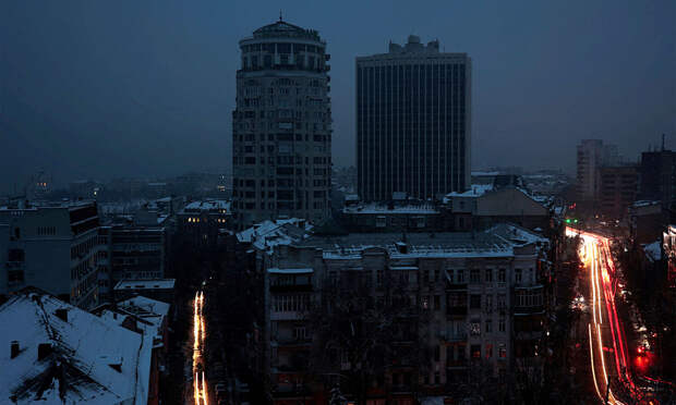 По всей Украине блэкаут