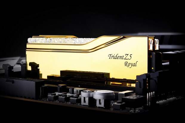 Компания G.Skill представила премиальную оперативную память Trident Z5 Royal DDR5 с классическим дизайном и высокой производительностью