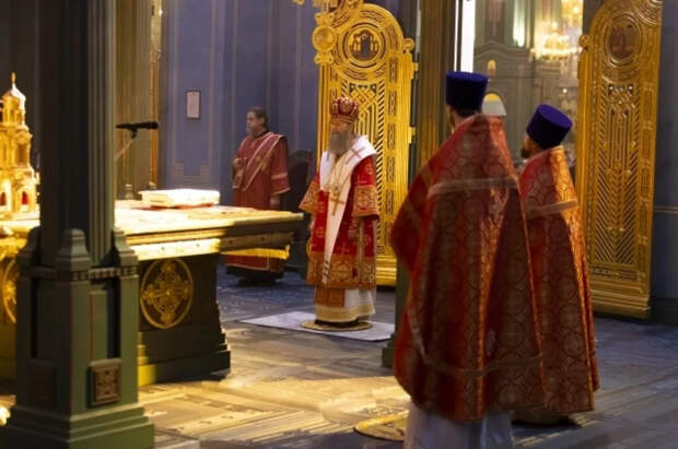 В Главном храме ВС РФ состоялось Пасхальное богослужение