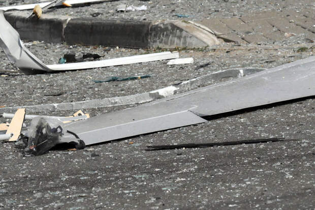 Обломки БПЛА упали в станице Пластуновской Краснодарского края