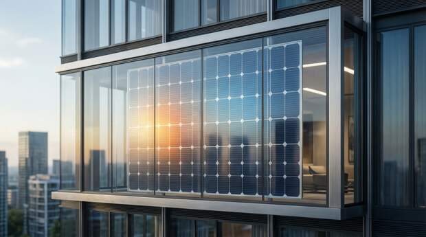 В Корее разработали гибридные окна, вырабатывающие энергию днем и ночью