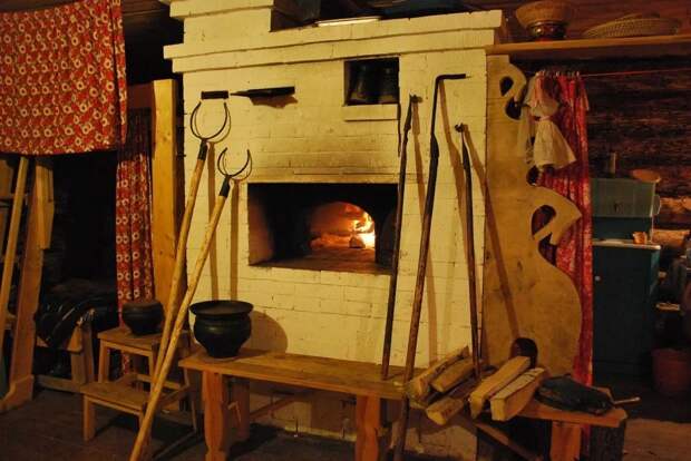 Русская печка - сердце деревенского дома