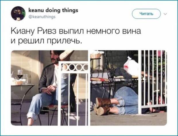 В сети выкладывают фотографии, на которых самый искренний актер Голливуда делает забавные вещи