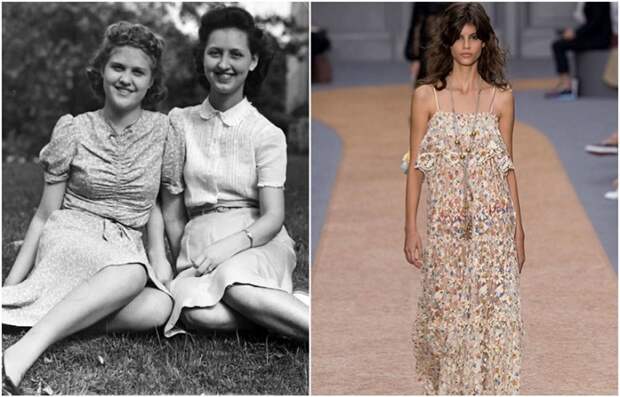 Ситцевые платья романтичные и женственные