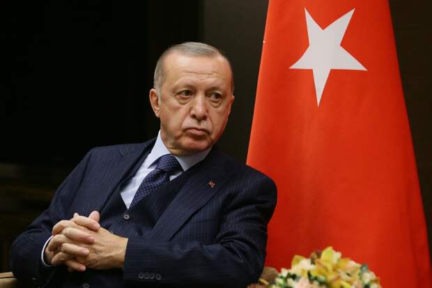 Президент Турции Реджеп Тайип Эрдоган.  