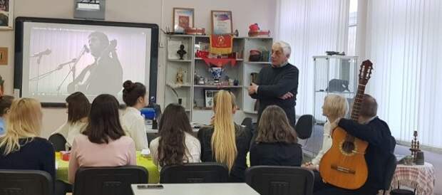 Владимир Высоцкий, школьный музей «Из прошлого в настоящее», школа 1375