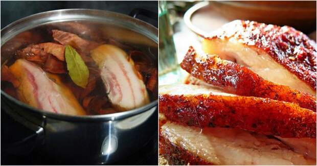 Фирменный рецепт самой вкусной в мире грудинки: золотистая, нарядная, ароматная! Фирменный рецепт самой вкусной в мире грудинки: золотистая, нарядная, ароматная!