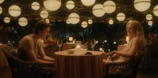 Leila George as Young Catherine on a date.