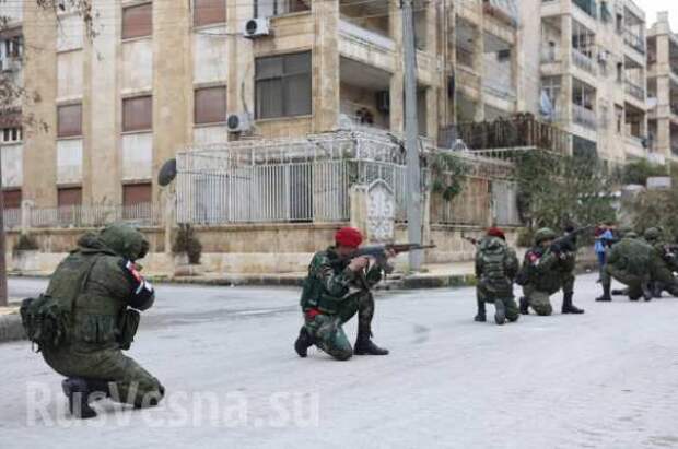 В Алеппо российские военные учат сирийцев тактике боя в городе (ФОТО, ВИДЕО) | Русская весна