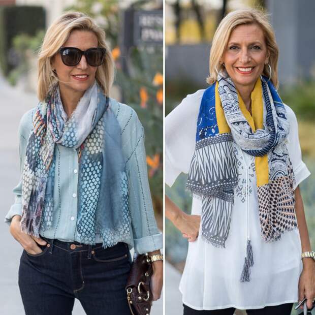 watch the video and see my favorite ways to tie a scarf