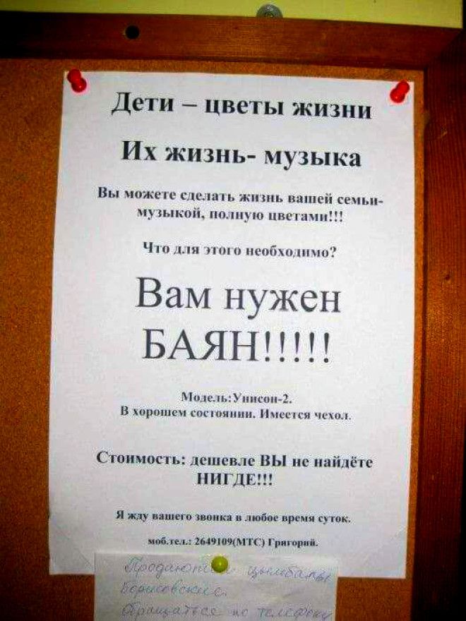 Из-за баяна и детей-то можно завести! Изза баяна и детейто можно завести