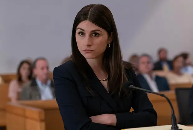 The Girl From Plainville's Aya Cash Details the 'Marathon' of Filming Episode 7's Courtroom Scenes