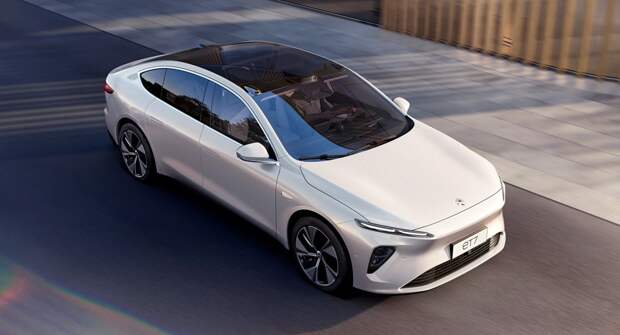 Перед началом поставок седанов ET7 с конвейера Nio сходит первая партия электромобилей