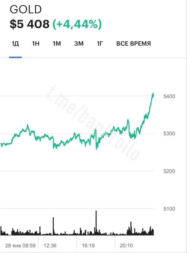 Золото взлетело выше