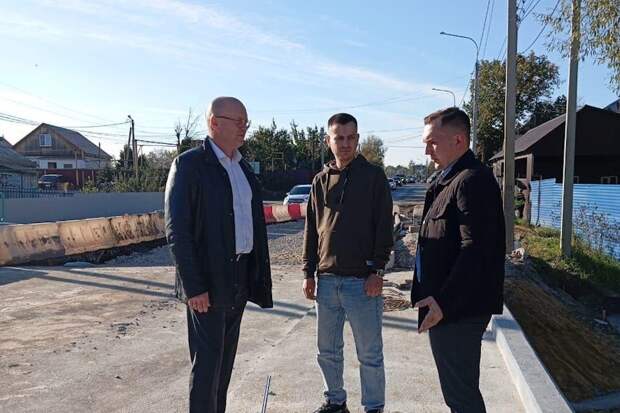 В октябре в Туле завершат реконструкцию моста через ручей в Ленинском районе