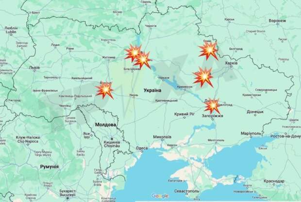 ▪В течение ночи ВС России нанесли удары БПЛА "Герань" и ракетным вооружением