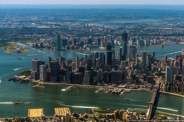 Манхэттен. Вид сверху