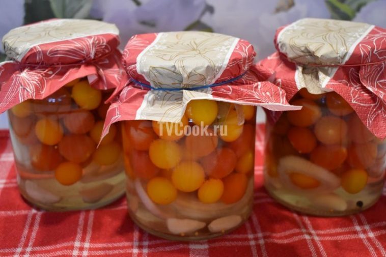 Маринованные томаты черри — пошаговый рецепт