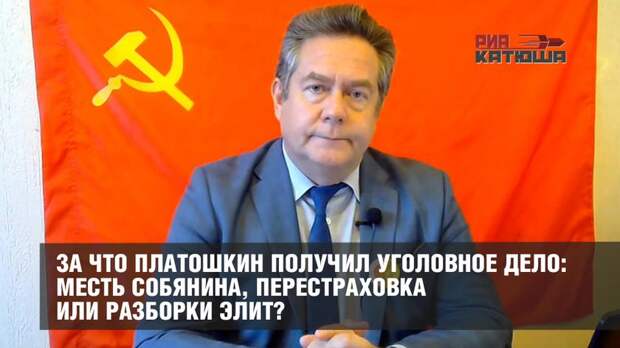За что Платошкин получил уголовное дело: месть Собянина, перестраховка или разборки элит?