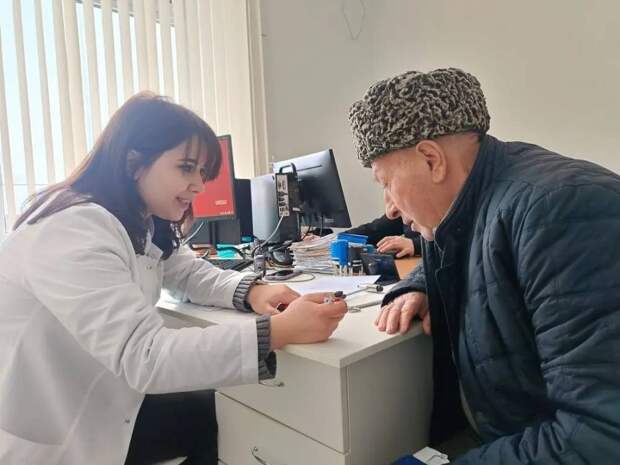 Жители аула Блечепсин Кошехабльского района прошли комплексное медицинское обследование