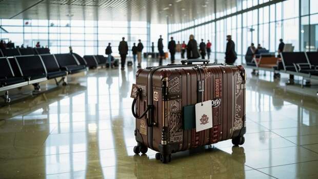 Чемодан. Аэропорт / Изображение сгенерировано ИИ FusionBrain.AI от Sber AI / amic.ru