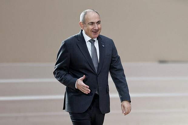 Armenia's Prime Minister Nikol Pashinyan arrives to attend the Artificial Intelligence (AI) Action Summit at the Grand Palais in Paris, France, February 11, 2025.