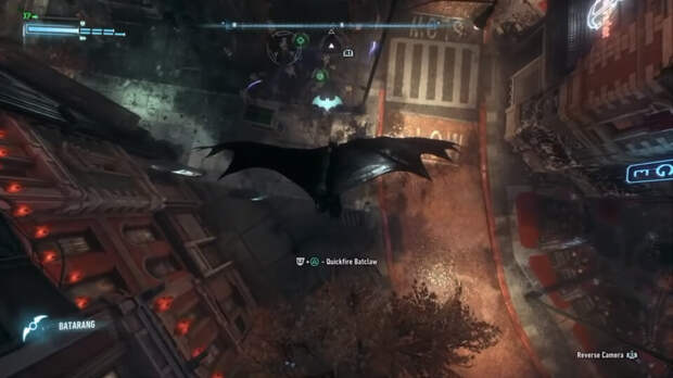 Использование гаджетов во время полёта — Batman: Arkham Knight