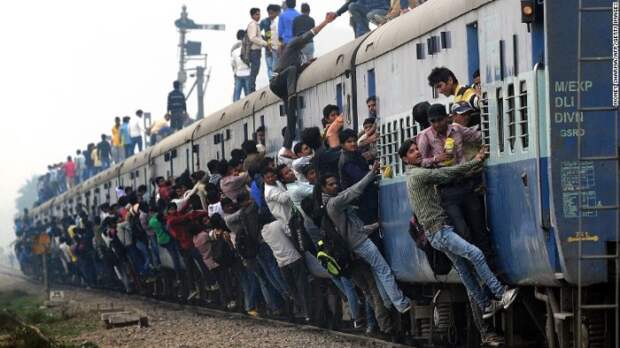 Индийские поезда.