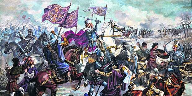 Битва под Васлуем 10 января 1475 года. Рисунок из сети