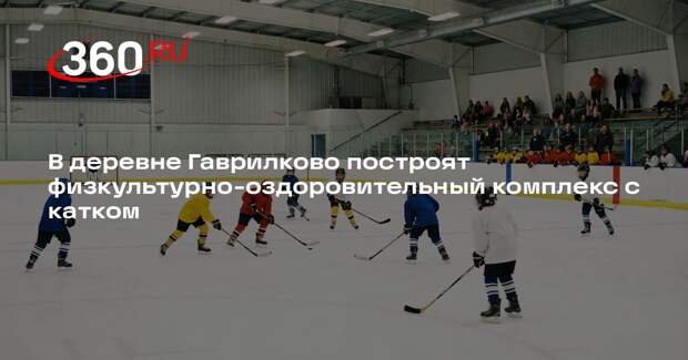 В деревне Гаврилково построят физкультурно-оздоровительный комплекс с катком