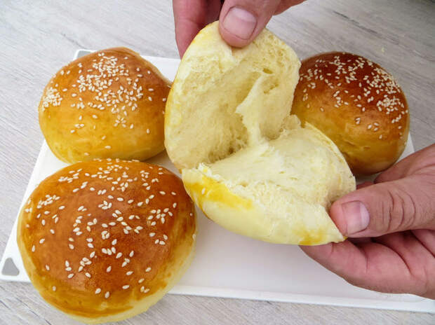 Простой рецепт вкуснейших булочек для бутербродов и гамбургеров Еда, Булочки, Рецепт, Видео рецепт, Другая кухня, Тесто, Вкусно, Рецепт булочек, Видео, Длиннопост