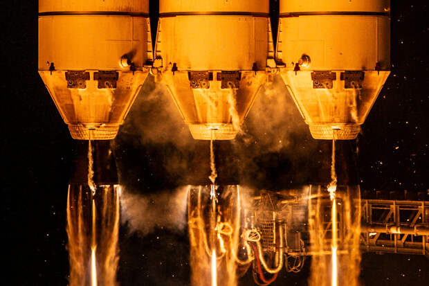 Работа RS-68A во время запуска Delta IV Heavy. Credit: ULA.