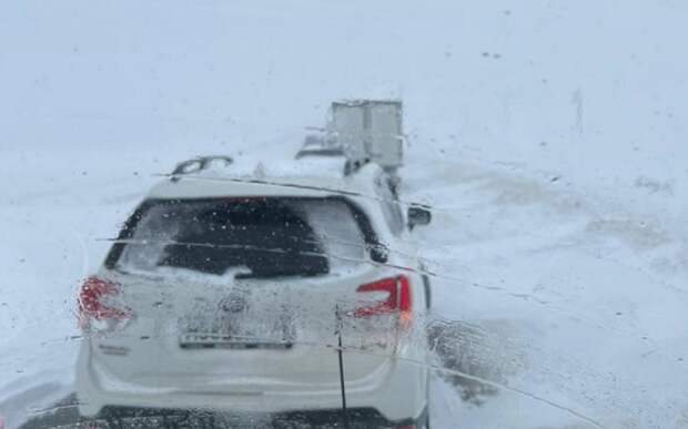 В Рязанской области на нескольких участках из-за застрявших фур парализовано движение