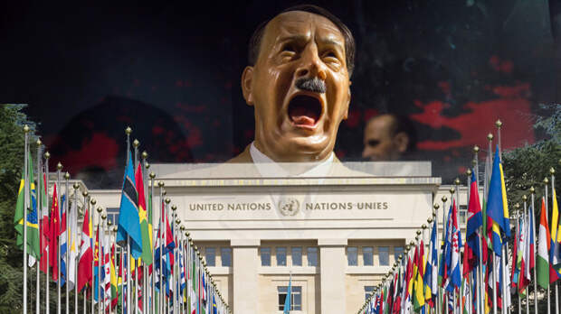 Немножко нацисты. Запад в ООН поднял флаг Гитлера в борьбе с Россией