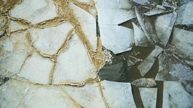 Весенний ледоход начался на реке Бие в Алтайском крае