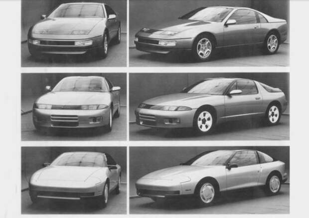 Огромное количество вариантов Nissan 300ZX.