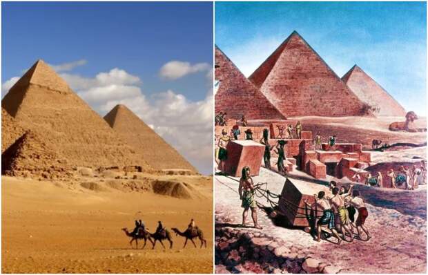 Пирамиды строили не рабы: 4 недостоверных эпизодов из истории, которые всё ещё считают правдой