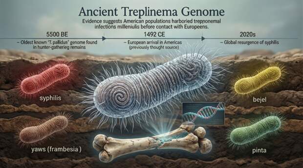 Бактерия-возбудитель сифилиса оказалась старше, чем считалось ранее
