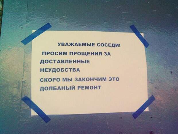 Смешные объявления из подъездов (16 фото)