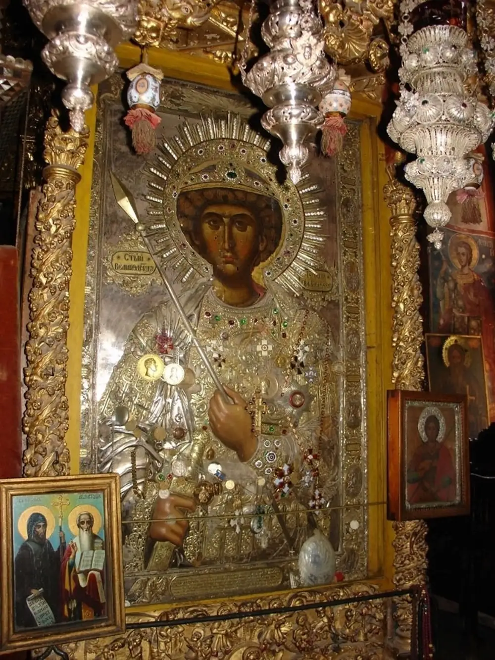 Монастырь Зограф икона Георгия Победоносца