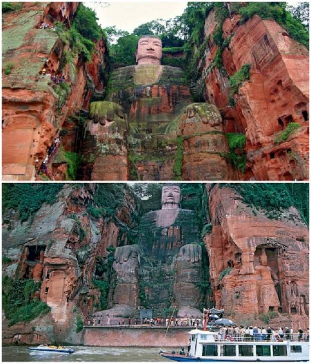 Статуя Будды – место паломничества буддистов и путешествующих (Эмэйшань, Китай). | Фото: worldme.ru/ barbadosband.com.
